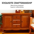 thumbnail image 4 of Muebles de Casa de Muñecas de Madera, 2 Puertas 3 Cajones 1:12 Gabinete de Casa de Muñecas de Abedules en Miniatura Detallada para El Hogar, 4 of 7