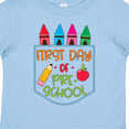 thumbnail image 4 of Inktastic 1st Day of Preschool Crayons and Apple Back to School Boys or Girls Toddler T-Shirt, 4 of 5