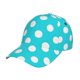 thumbnail image 1 of Fotbe Aqua And White Polka Dot Gorro Clásico de Béisbol, Gorra Ajustable con Broche Snapback, Gorro de Exterior de Algodón Suave, 1 of 6