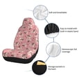 thumbnail image 6 of Rocae Rose Flowers Print Seat Covers for Cars Trucks and SUVs,Easy to Install Cover Set-1, 6 of 9