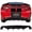 Gloss Black, variant on Fits 15-23 Dodge Charger SRT Rear Bumper Diffuser Gloss Black PP