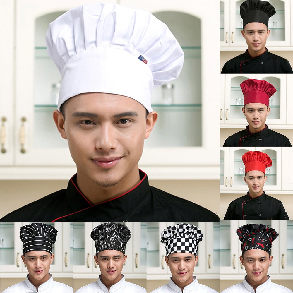 Classic Kitchen Chef Hat with Closure One Size Traditional Unisex Chef Hat 