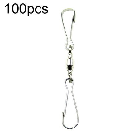 

Prosgs 4/5/8/10/20/100Pcs Spinning Wind Spinner Swivel Hook Display Turn Twirl Hanger