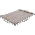 thumbnail image 2 of Noodle Board Stove Covers, Gas Stove Cover with Handles, Wooden Stove Top Covers for Electric Stove, Stove Top Cutting Board, Rv Sink Cutting Board, 30"L X 22"W (White), 2 of 8