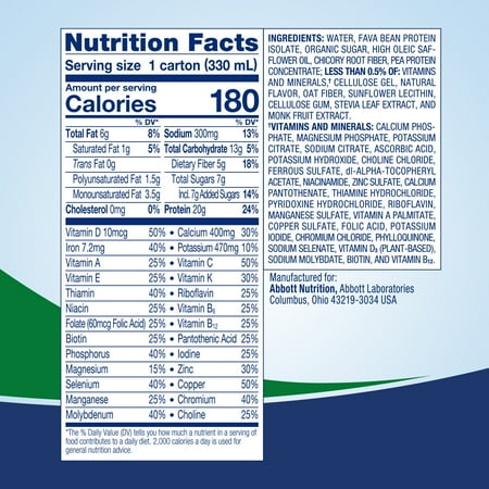 Ensure Plant-Based Protein Shake, Vanilla, 11 Fl Oz, 4 Pack