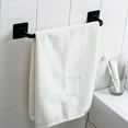 thumbnail image 4 of Barra de toalla Toalla de baño Colgador de ropa Soporte de toallero de montaje en pared sin clavos para baño Cocina, 4 of 8