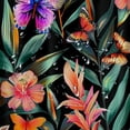 thumbnail image 5 of Orinice Bird of Paradise Shower Curtain, Colorful Tropical Flowers Butterfly Shower Curtains, Home Decor Artwork Shower Curtain Set with Hooks, Waterproof Washable Upgrad Polyester,  69x72, 5 of 7