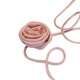 thumbnail image 1 of European And American Novel Simple Big Rose Pendant All-match Clavicle Chain--Pink-Model code 28224 Pink, 1 of 4