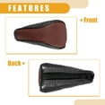 thumbnail image 6 of Unique Bargains 1 Pc Universal Car Shift Knob Cover - Car Knob Gear Protector with Zipper Breathable - Faux Leather Wine Red, 6 of 7
