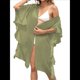 thumbnail image 2 of Traje de Baño para Cubrirse, Traje de Baño para Cubrirse, Traje de Baño para Cubrirse, Cárdigan para Bañarse en la Playa con Volantes. Verde Talla Única, 2 of 10