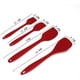 thumbnail image 2 of 10 Piece BPA Free Silicone Kitchen Utensil Set Contains 2 Scrapers Soup Spoon Soup Ladle Spatula Spaghetti Ladle Serving Spoon Whisk Grill Tongs S (Re, 2 of 4