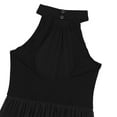 thumbnail image 6 of Alvivi Big Girls Mock-neck Lyrical Dance Dress Performance Maxi Skirt Leotard Costume 8-16, 6 of 7