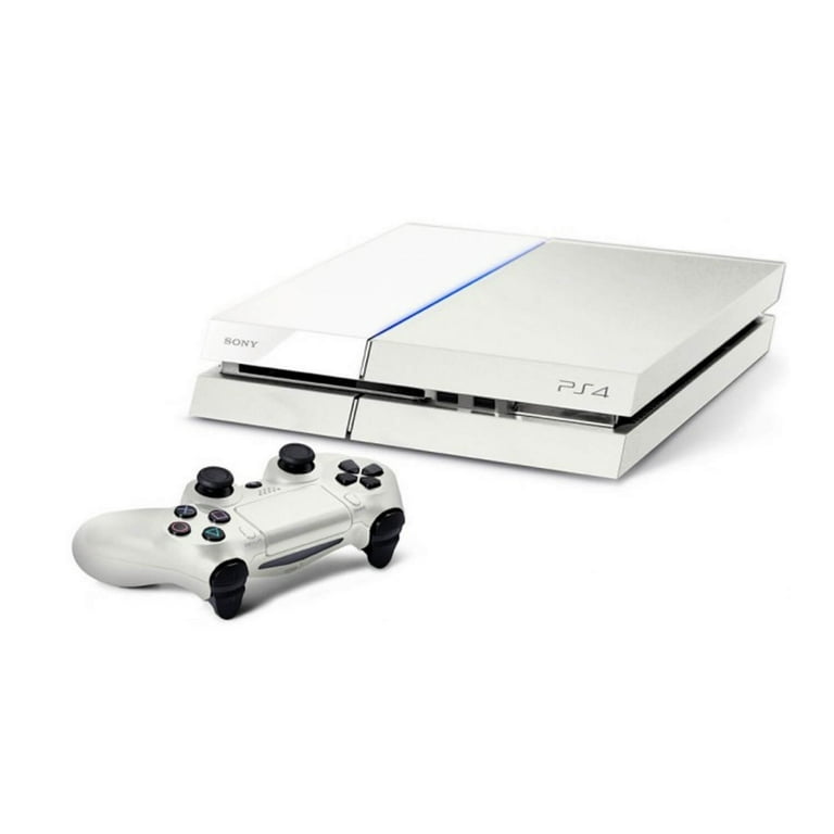 Pre-Owned Sony PlayStation 4 500GB Gaming Console White with HDMI Cable  (Refurbished: Like New) 