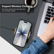 For iphone 17 Case, Shockproof Heavy Duty Rugged Cell Phone Case for Apple iphone 17 Cover, Tekcoo Military Grade Full Body Protection Dual Layer Sturdy Durable Cute Bumper - Black