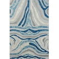 thumbnail image 5 of Abani Hampton Collection Area Rug Mid Century Zebra Print Living Room Decor Floor Rug 4 x 6 Blue Grey, 5 of 8