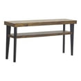 thumbnail image 2 of Modern Console Table Wood & Metal Entryway Table 98� Wide, 2 of 3