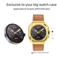 thumbnail image 2 of Correa de reloj modificada estilo empresarial de cuero cibernético adecuada para HUAWEI GT, 2 of 4