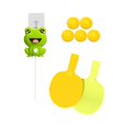 thumbnail image 4 of Juego de entrenamiento de tenis de mesa con pelotas de tenis de mesa de altura ajustable Rana cinco bolas, 4 of 9