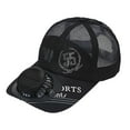 thumbnail image 1 of Sombrero con visera solar y ventilador para hombre y mujer, transpirable, con protección solar Negro, 1 of 9
