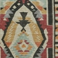 thumbnail image 4 of HomeRoots 625798 3 x 5 ft. Red Gold & Gray Tribal Washable Transitional Indoor & Outdoor Rectangle Area Rug, 4 of 9