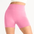 thumbnail image 5 of Women's High Waisted Seamless Biker Shorts Butt Lift Stretchy Workout Shorts, 5 of 6