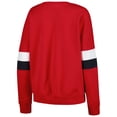 thumbnail image 3 of Women's New Era Red St. Louis Cardinals Game Day Crew Pullover Sweatshirt, 3 of 3