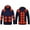 Blue, variant on Dovford Heated Jacket for Men Women with 25 Heating Zones Winter Outdoor Soft Shell Electric Hooded Heating Coat