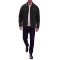 thumbnail image 2 of Men's Casual Lapel Button Long Sleeves Trucker Jacket for Everyday Wear S Black, 2 of 6
