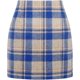 thumbnail image 2 of Falda a cuadros de cintura alta para mujer Azul XL Azul XL Xishao ropa, 2 of 2