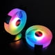thumbnail image 2 of Kuymtek COOLMOON 120 mm RGB Ventilador de refrigeración Chasis Magnífico radiador silencioso (6 ventiladores), 2 of 9