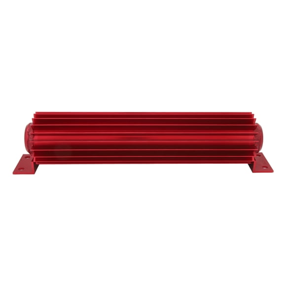 Universal Fit Dual Channel Transmission Cooler Aluminum Finned Anodize Heat Sink for Car Truck