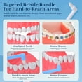 thumbnail image 3 of 8pcs Interspace Interdental Braces Toothbrushes - Toothbrush Braces Toothbrush Interspace Single Tuft Small Toothbrush for Inbetween Teeth and Braces, 3 of 9