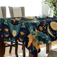 thumbnail image 5 of Yayeee Tablecloths 60" x 60" Rectangle Wrinkle Resistant Party Table Cover, Brown Mystical Owls, 5 of 8