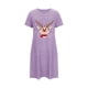 thumbnail image 2 of Camisón corto de talla grande para mujer, camisón de manga corta con estampado de pecho a la moda, camisón para mujer, 2 of 5