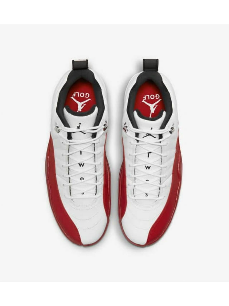 Nike Air Jordan 12 Low Golf Shoes - Color: Red- 7.5US