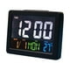 thumbnail image 2 of Xihbxyly Artículos por menos de $10 Reloj despertador LED madera control sonido multicolor para escritorio y mesa digital, 2 of 2