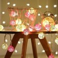 thumbnail image 3 of 10 Lights, Natural Rattan String Lights, Battery Powered for Patio, Wedding, Garden and Party, 3 of 5