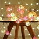 thumbnail image 3 of 10 luces, cadena de luces de ratán natural, funciona con pilas para patio, boda, jardín y fiesta, 3 of 5