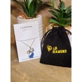 thumbnail image 4 of Kitty Pendant Necklace - Trendy Kitty necklace Silver tone, 4 of 7