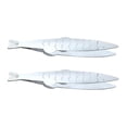 thumbnail image 1 of Stainless Steel Fish Bone Tweezers Multifunctional Food Preparation Tools 5.9X0.8X0.6in Practical Design Easy to Clean 2Pcs, 1 of 4