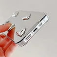 thumbnail image 3 of for iPhone 14 Pro Max Mirror Case Cute Love Heart Phone Case for Women Girls Makeup Mirror Back Soft Silicone Clear Slim Fit Shockproof Bumper TPU Frame Protective Case for 14 Pro Max, 6.7 inch, 3 of 7