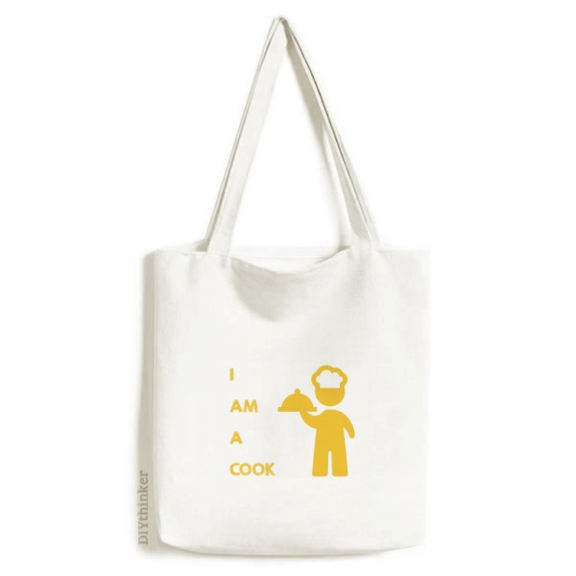 Food Position Dish Cook Art Deco Fashion Tote Canvas Bag Shopping Satchel Casual Handbag
