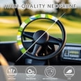 thumbnail image 3 of Jeiento Golf Ball Print Golf Cart Steering Wheel Cover for Club Car Stretchable 14 Inch Steering Wheel Cover UV Rays Protector Boat Steering Wheel Cover Easy to Use, 3 of 7