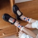 thumbnail image 4 of Calcetines invisibles largos Qarigey 5 pares en 5 colores transpirables para mujer, 4 of 6