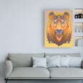 thumbnail image 3 of Trademark Fine Art 'Bear Orange And Blue' Canvas Art by David Chestnutt, 3 of 3