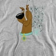 thumbnail image 2 of Scooby Doo Evolution of Scooby Doo Unisex Adult Pull-Over Heather Hoodie, X-Large, Athletic Heather, 2 of 4