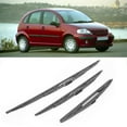 thumbnail image 1 of Windshield Wiper 3Pcs/Set Front &amp; Rear Wiper Blades Accessory Fit For Citroen C3 Mk1 Models 2002-2008, 1 of 8