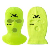 Aellinatey Army Tactical Mask 3 Hole Full Face Mask Ski Mask Winter Cap Balaclava Helmet