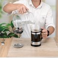thumbnail image 5 of Cafetire Domestique En Verre Borosilicato Cafetire Piston 304 Thire Amricaine Thire Rouge, 5 of 5