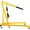 Yellow, variant on 2 Ton Engine Hoist, Folding Cherry Picker Engine Hoist with Lever and 6 Casters, Heavy Duty Hydraulic Shop Crane, Engine Crane Lifter for Garage Workshop, Yellow